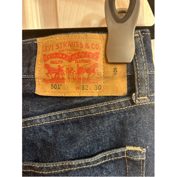 Levi's Men's Jeans W32 L30 Dark Blue - Picture 5 of 5